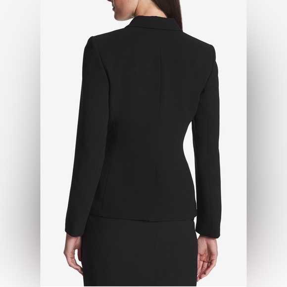 NWT DKNY Women’s Black Peplum Blazer Size 14 - Picture 3 of 10
